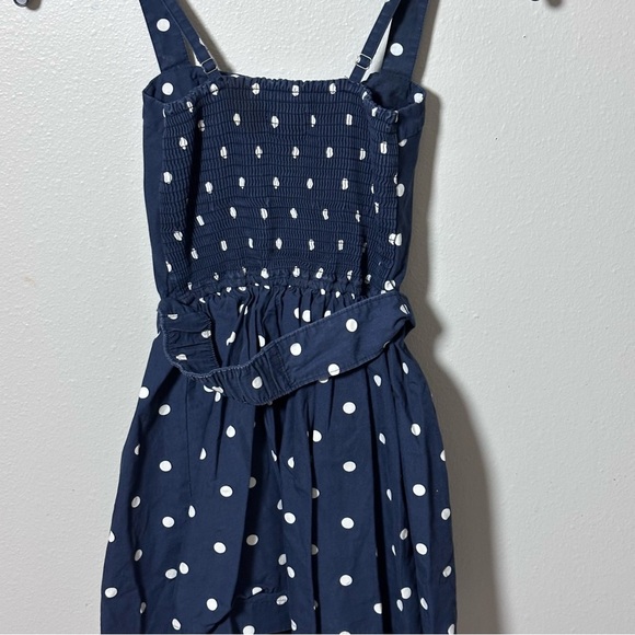 Abercrombie Kids Girl Polka Dot Navy Blue Dress size L - Picture 8 of 8